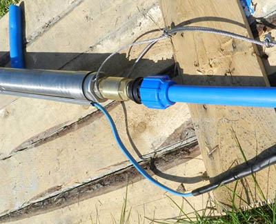 монтаж скважинного насоса